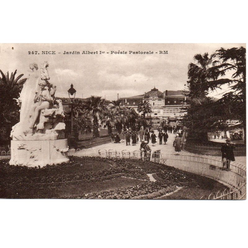 06 - Nice - Jardins Albert 1er - Dos Divisé
