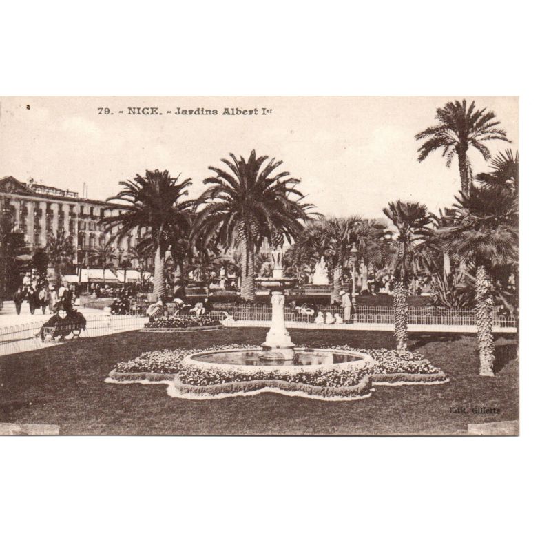 06 - Nice - Jardins Albert 1er - Dos Divisé