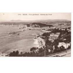 06 - Nice - Vue Générale - Entrée du Port - Dos Divisé