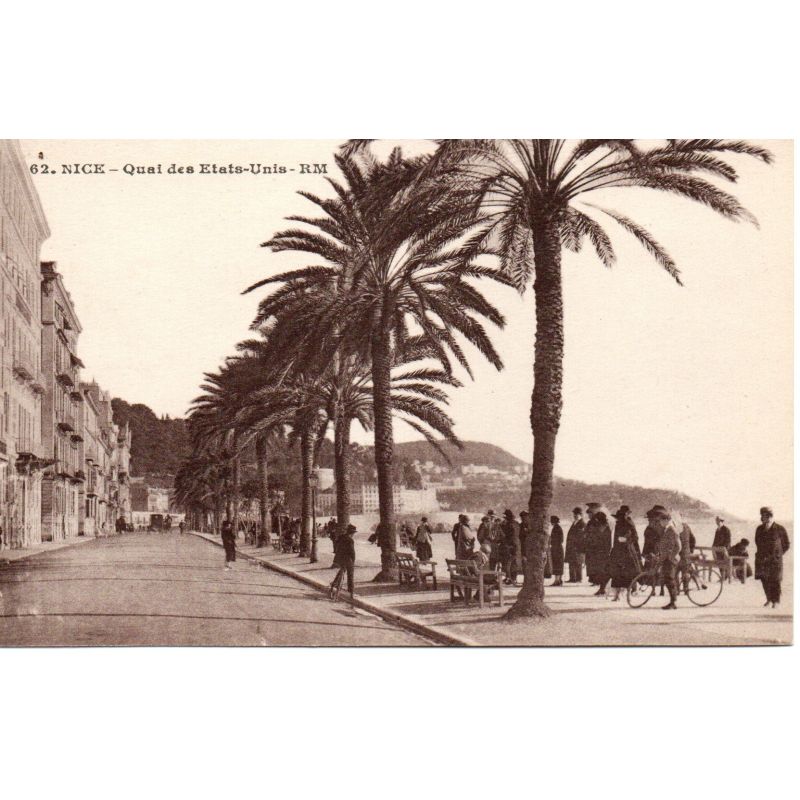 06 - Nice - Quai des Etats-Unis - Dos Divisé
