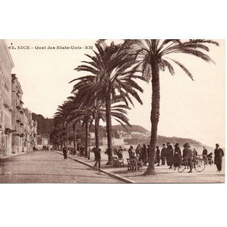 06 - Nice - Quai des Etats-Unis - Dos Divisé
