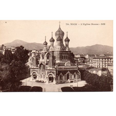 06 - Nice - L'Eglise Russe - Dos Divisé