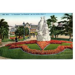 06 - Nice - Le Monument " La Pastorale " - Dos Divisé