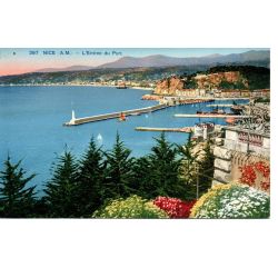 06 - Nice - L'Entrée du Port - Dos Divisé