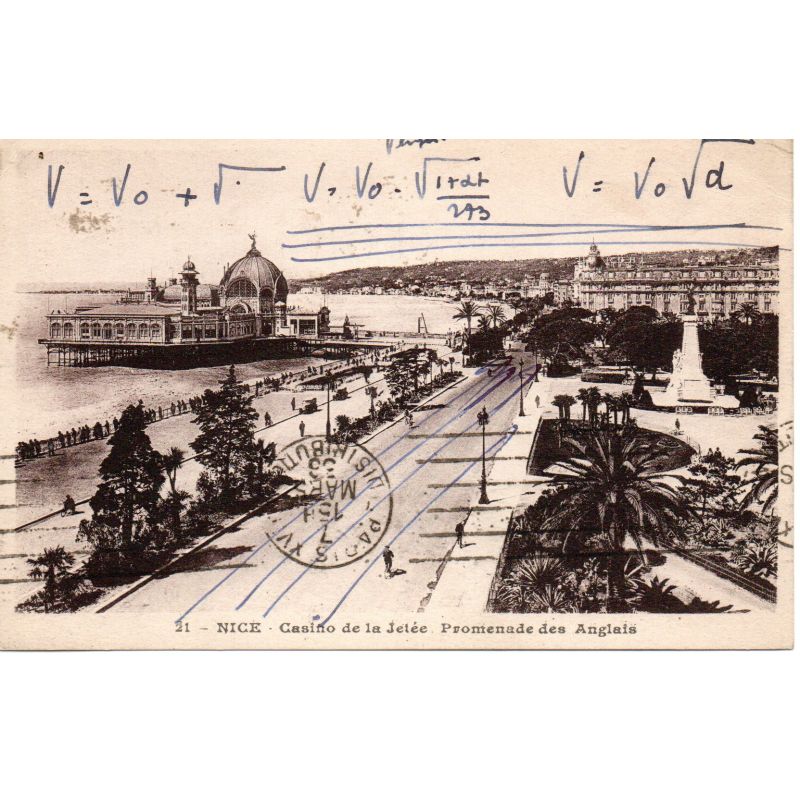 06 - Nice - Promenade des Anglais - Dos Divisé