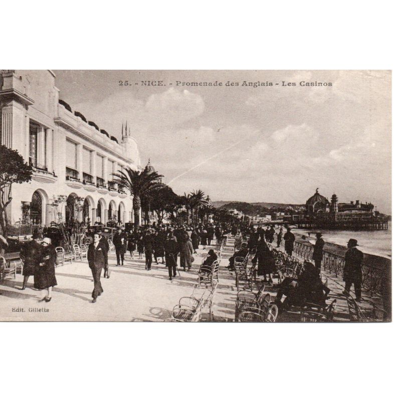 06 - Nice - Promenade des Anglais - Dos Divisé
