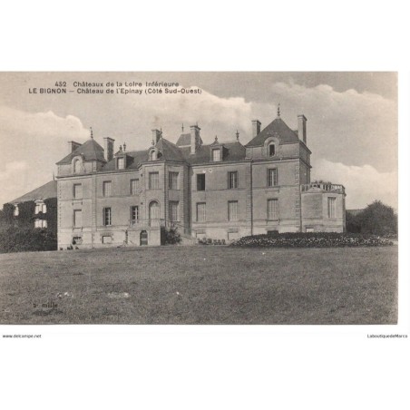 44 - Le Bignon - Le Château de l'Epinay - Dos Divisé