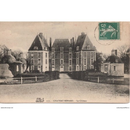 45 - Château-Renard - Le Château - Dos Divisé