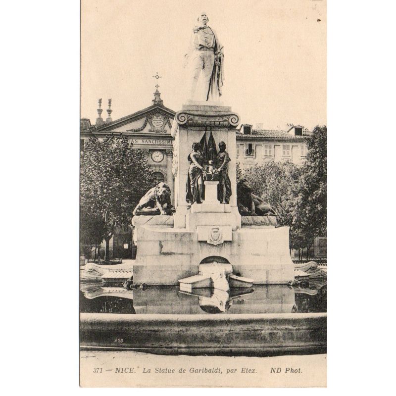 06 - Nice - La Statue de Garibaldi - Dos Divisé