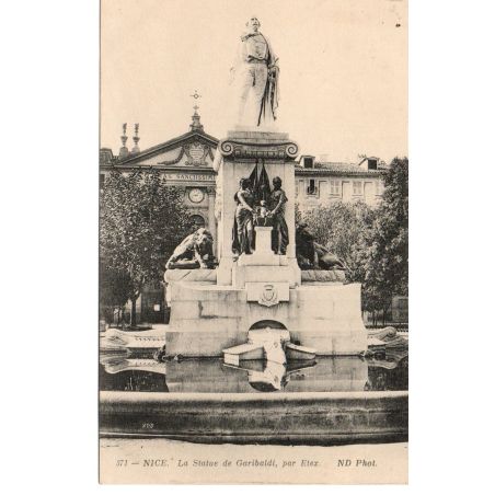 06 - Nice - La Statue de Garibaldi - Dos Divisé