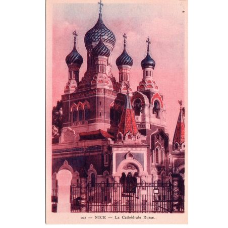 06 - Nice - La Cathédrale Russe - Dos Divisé