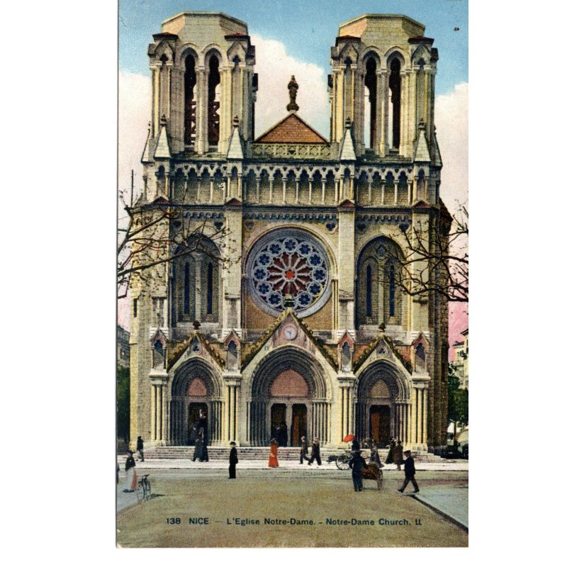 06 - Nice - L'Eglise Notre-Dame - Dos Divisé