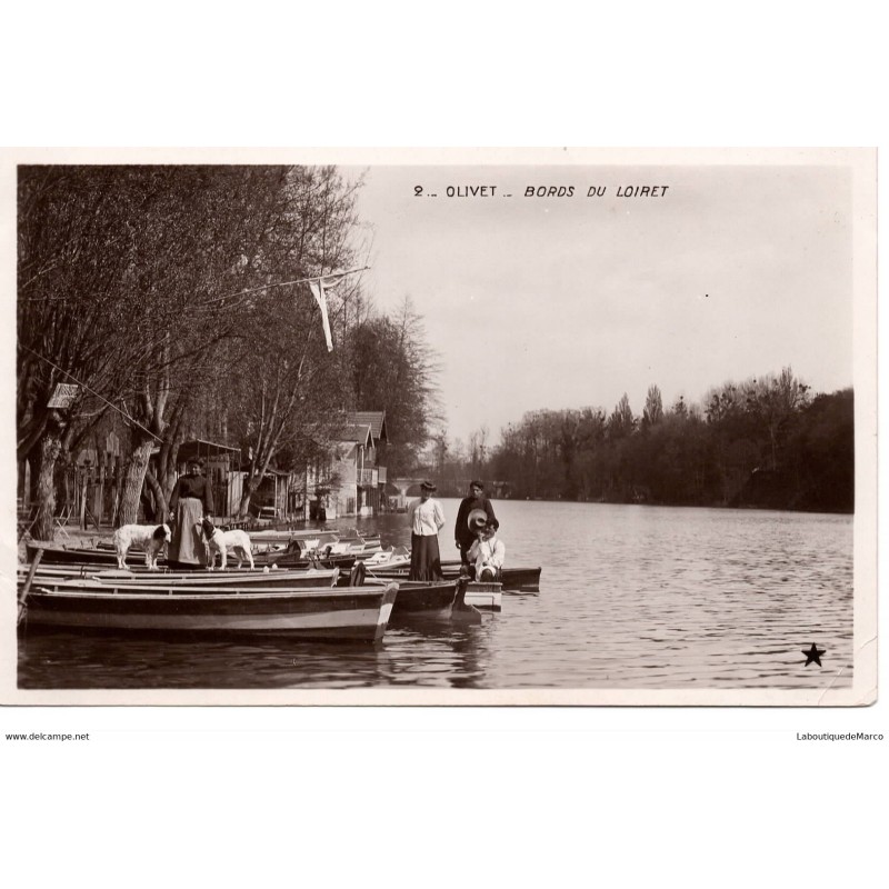 45 - Olivet - Bords du Loiret - Dos Divisé