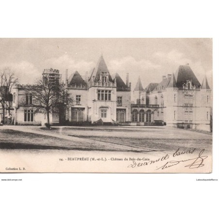 49 - Beaupréau - Château du Bois-du-Coin - Dos non Divisé