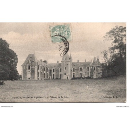 49 - Neuil-St-Passavant - Château de la Grize - Dos Divisé