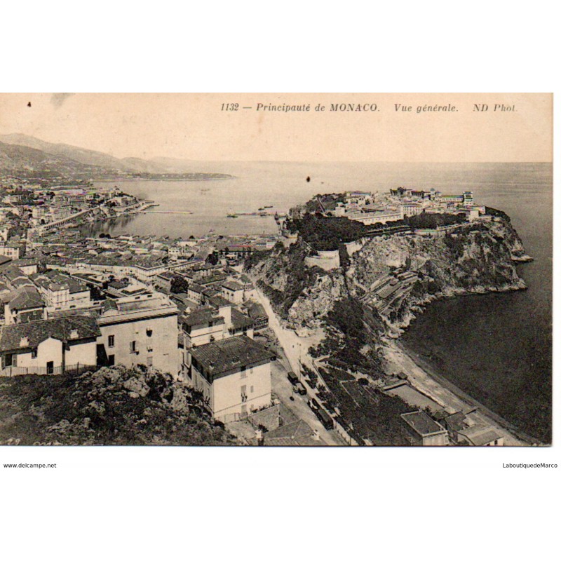 Monaco - Vue Générale - Dos Divisé
