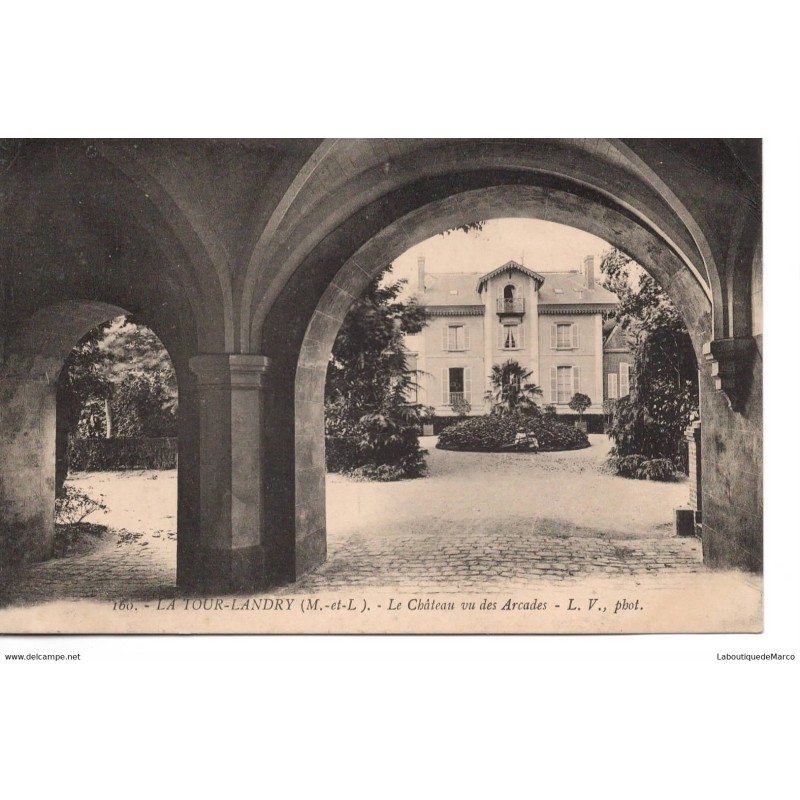49 - La Tour-Landry - Le Château - Dos Divisé