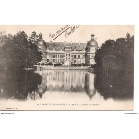 49 - St-Georges-sur-Loire - Château de Serrant - Dos non Divisé