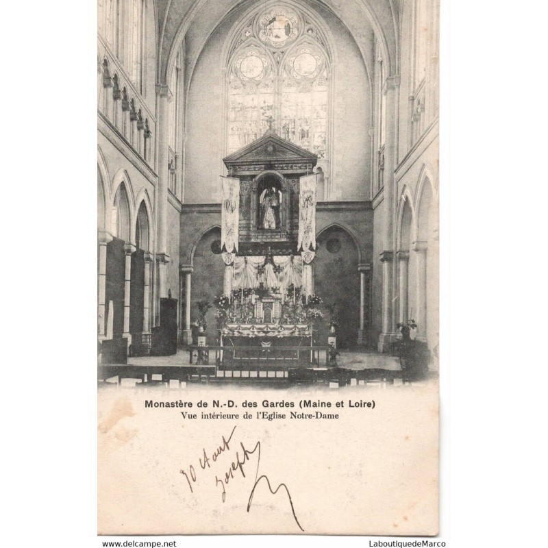 49 - Monastère de N.D des Gardes - Dos Divisé