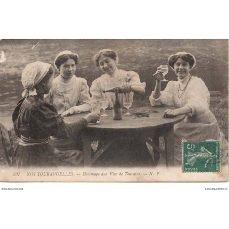 37 - NOS TOURANGELLES - Hommage aux Vins de Touraine - Dos Divisé