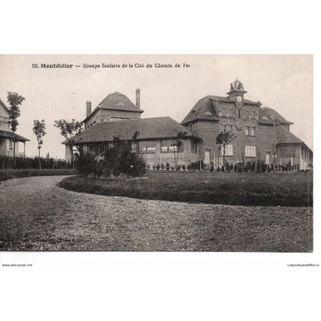 51 - Montdidier - Groupe Scolaire de la Cité - Dos Divisé