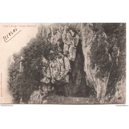 53 - Grotte à Margot à Saulges (Mayenne) - Dos non Divisé