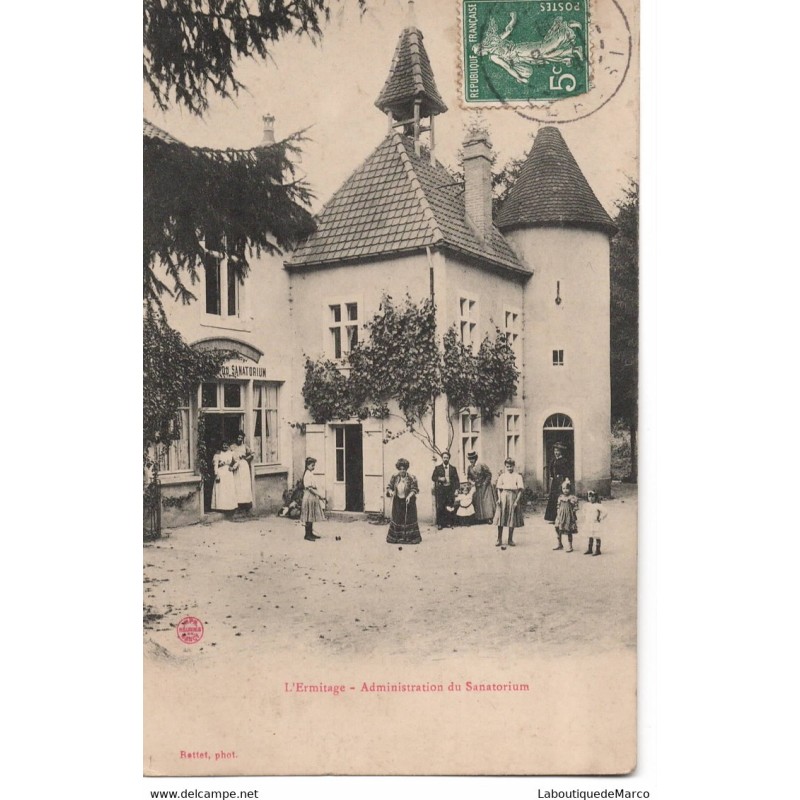 54 - L'Ermitage - Administration du Sanatorium - Dos Divisé