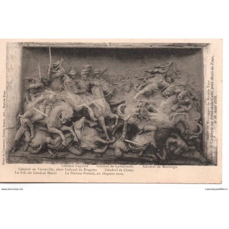 54 - Relief du Monument de Mars-la-Tour - Dos Divisé