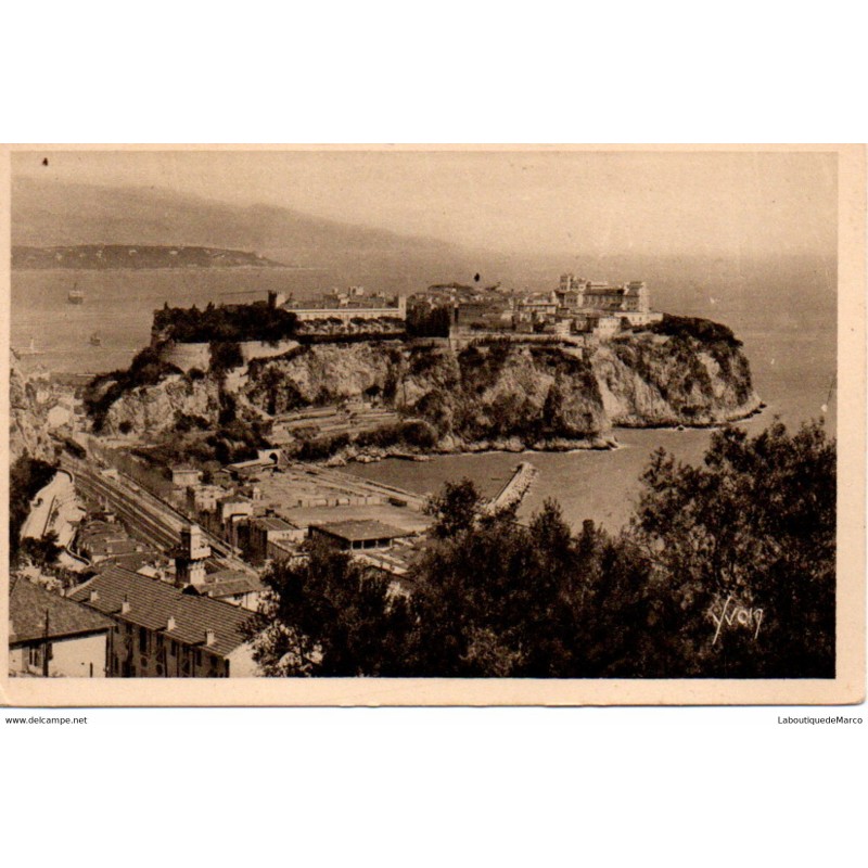 Monaco - Vue Générale de la Principauté - Dos Divisé