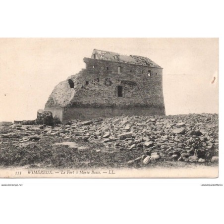 62 - Wimereux - Le Fort à Marée Basse - Dos Divisé - Vintage