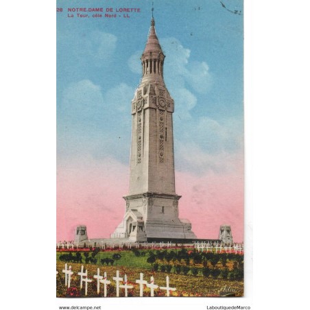 62 - Lorette - La Tour, côté Nord - Dos Divisé