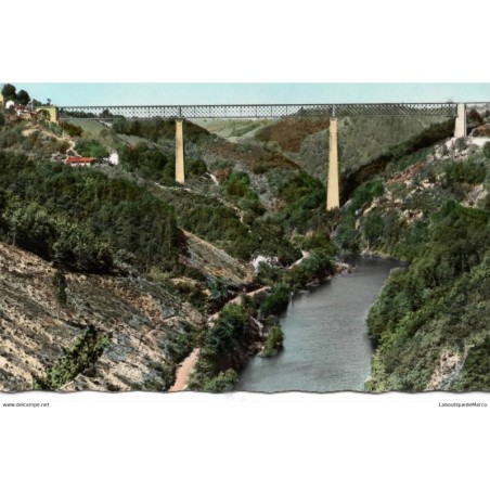 63 - Sioule - Le Viaduc des Fades - Dos Divisé