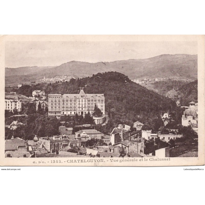 63 - Chatelguyon - Vue Générale - Dos Divisé