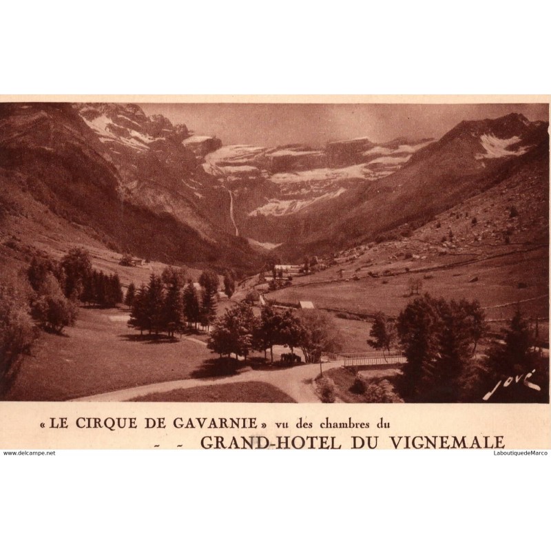 65 - Gavarnie - Grand Hôtel du Vignemale - Dos Divisé