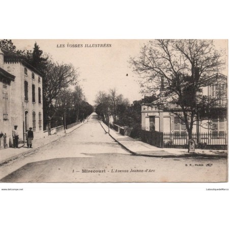 88 - Mirecourt - L'Avenue Jeanne-d'Arc - Dos Divisé