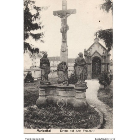 67 - Marienthal - Croix au Cimetière - Dos Divisé