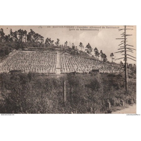68 - Hautes-Vosges - Cimetières Allemand - Dos Divisé