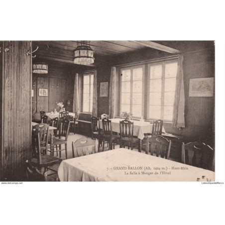 68 - Grand-Ballon - La Salle à Manger de l'Hôtel - Dos Divisé