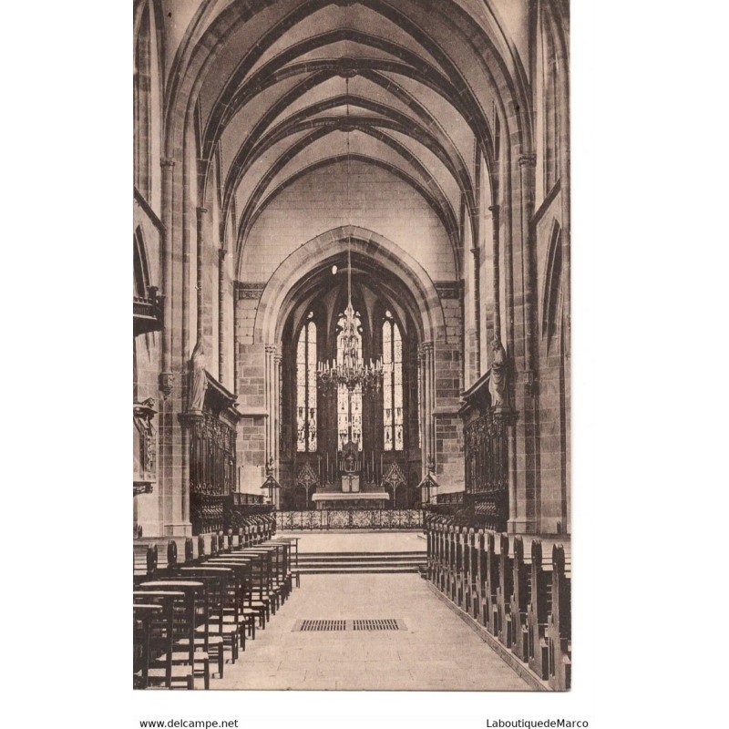 68 - Niederhaslach - Intérieure de l'Eglise - Dos Divisé
