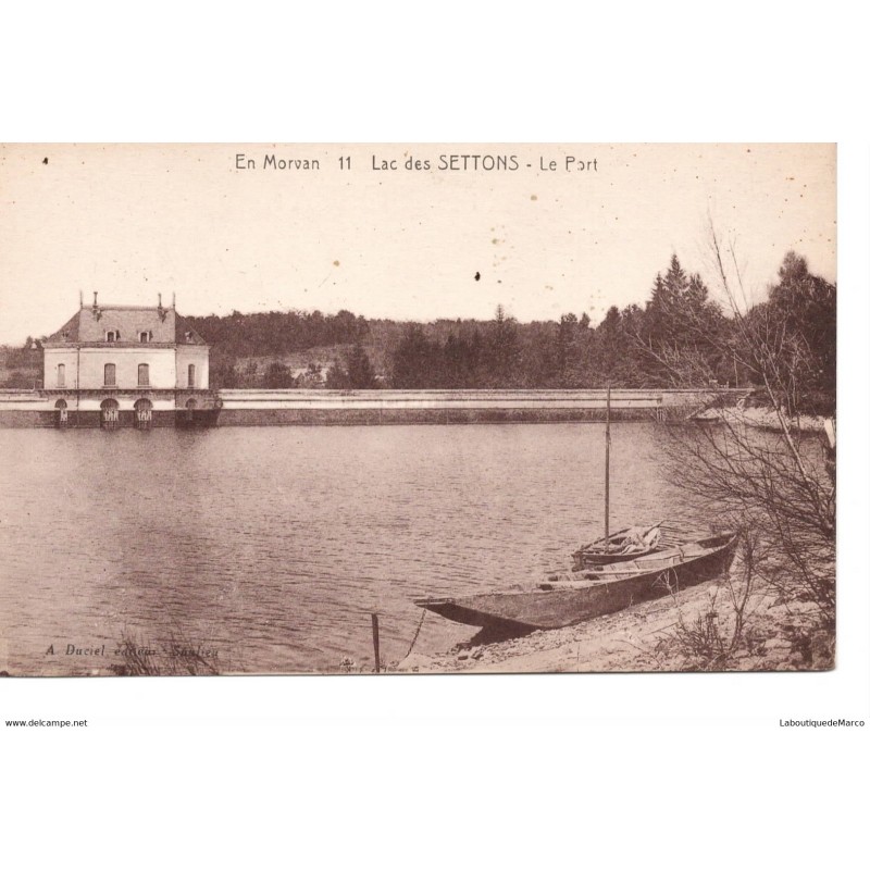 71 - Morvan - Lac des Settons - Le Port - Dos Divisé