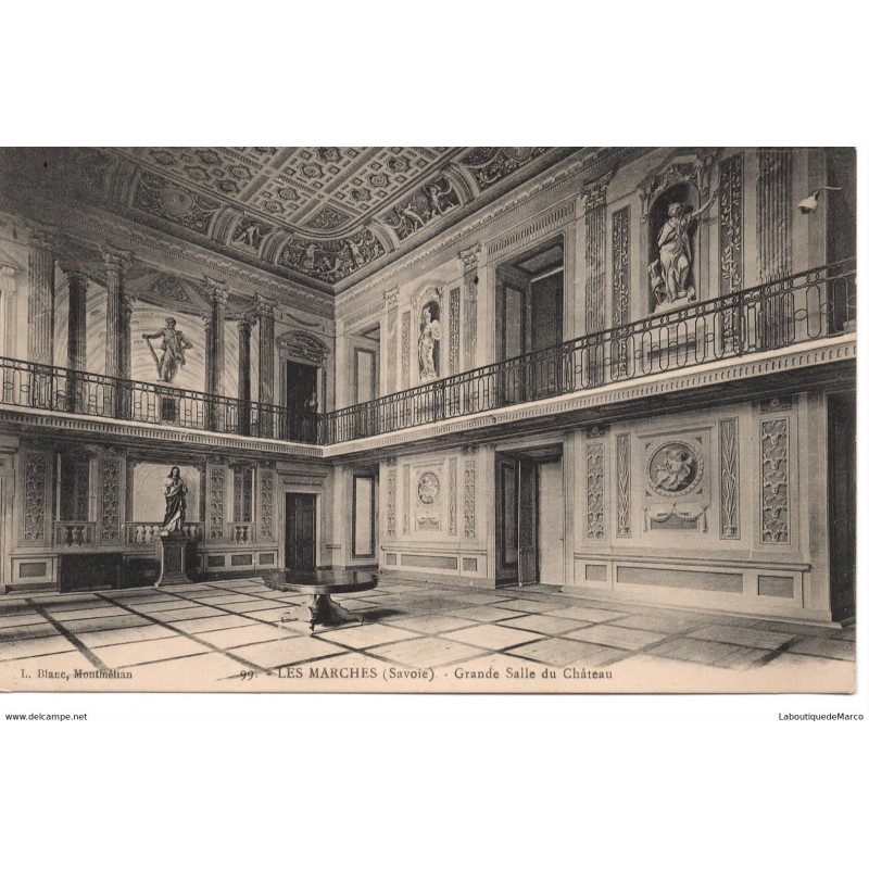 73 - Les Marches - Grande Salle du Château - Dos Divisé