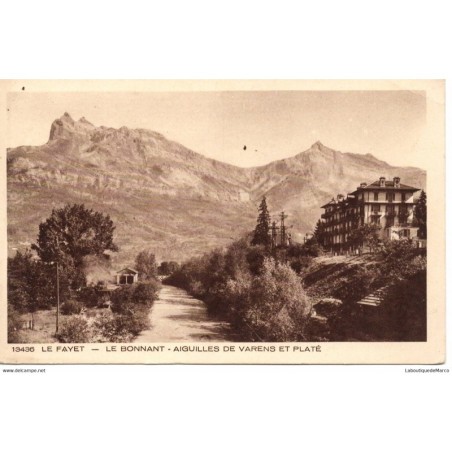 74 - Le Fayet - Aiguilles de Varens et Platé - Dos Divisé