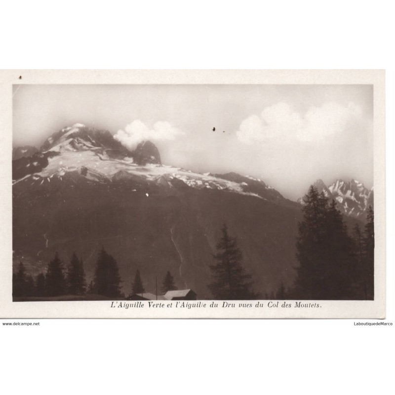 74 - L'Aiguille Verte et l'Aiguille du Dru - Dos Divisé