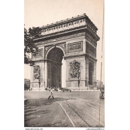 75 - PARIS - L'Arc de Triomphe de l'Etoile - Dos Divsé