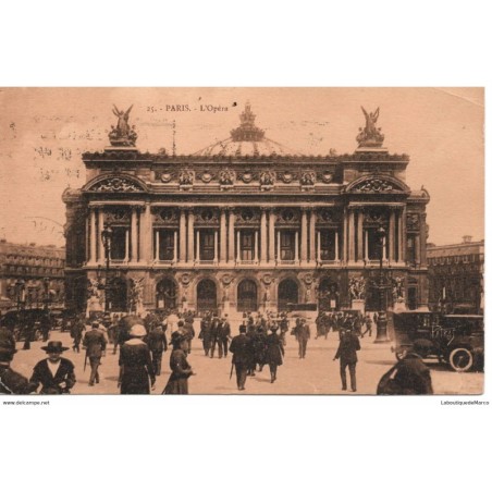 75 - PARIS - L'Opéra - Dos Divisé