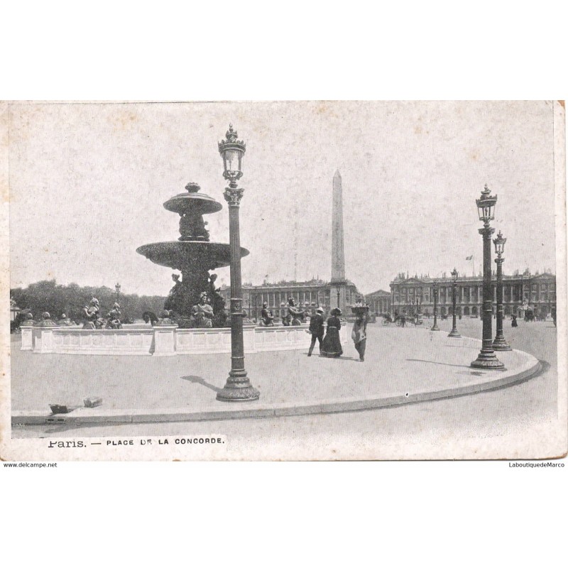 75 - PARIS - Place de la Concorde - Dos Divisé
