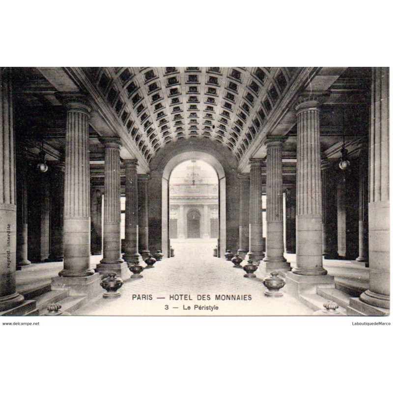 75 - Paris - Hôtel des Monnaies - Dos Divisé
