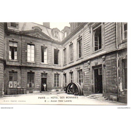 75 - Paris - Hôtel des Monnaies - Dos Divisé
