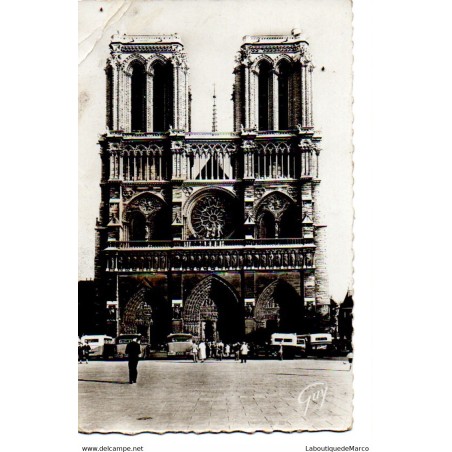 75 - Paris - Notre-Dame de Paris - Dos Divisé
