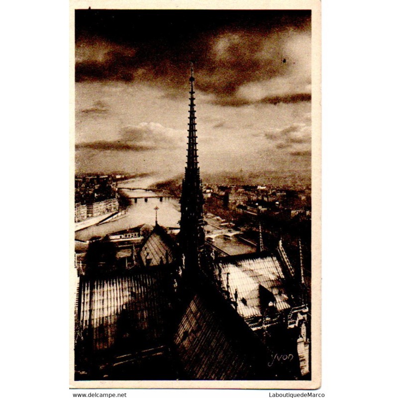75 - Paris - Notre-Dame de Paris - Dos Divisé